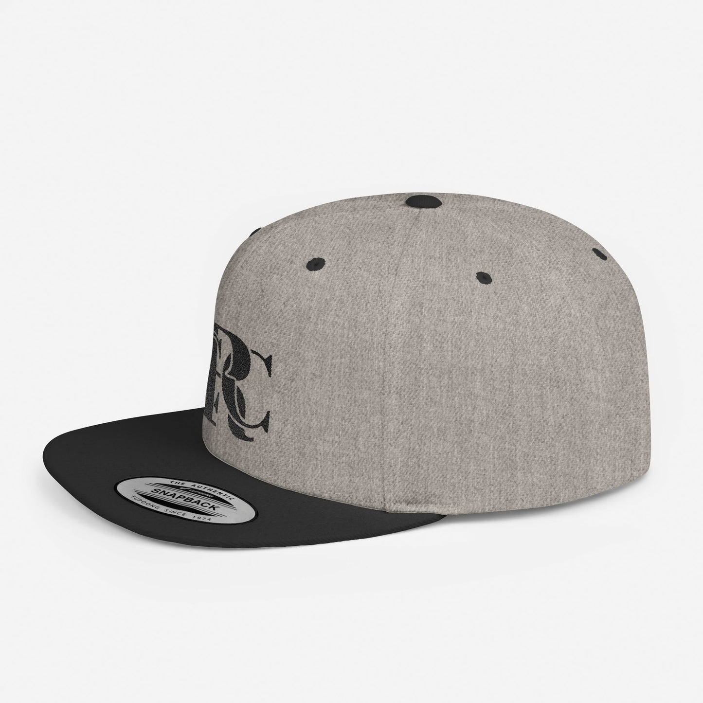 STUDIO "CHARTER" SNAPBACK - HEATHER GREY/BLACK