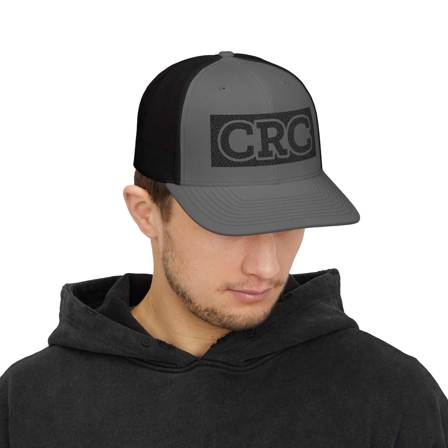 STUDIO "BUBBLE" TRUCKER HAT - CHARCOAL/BLACK