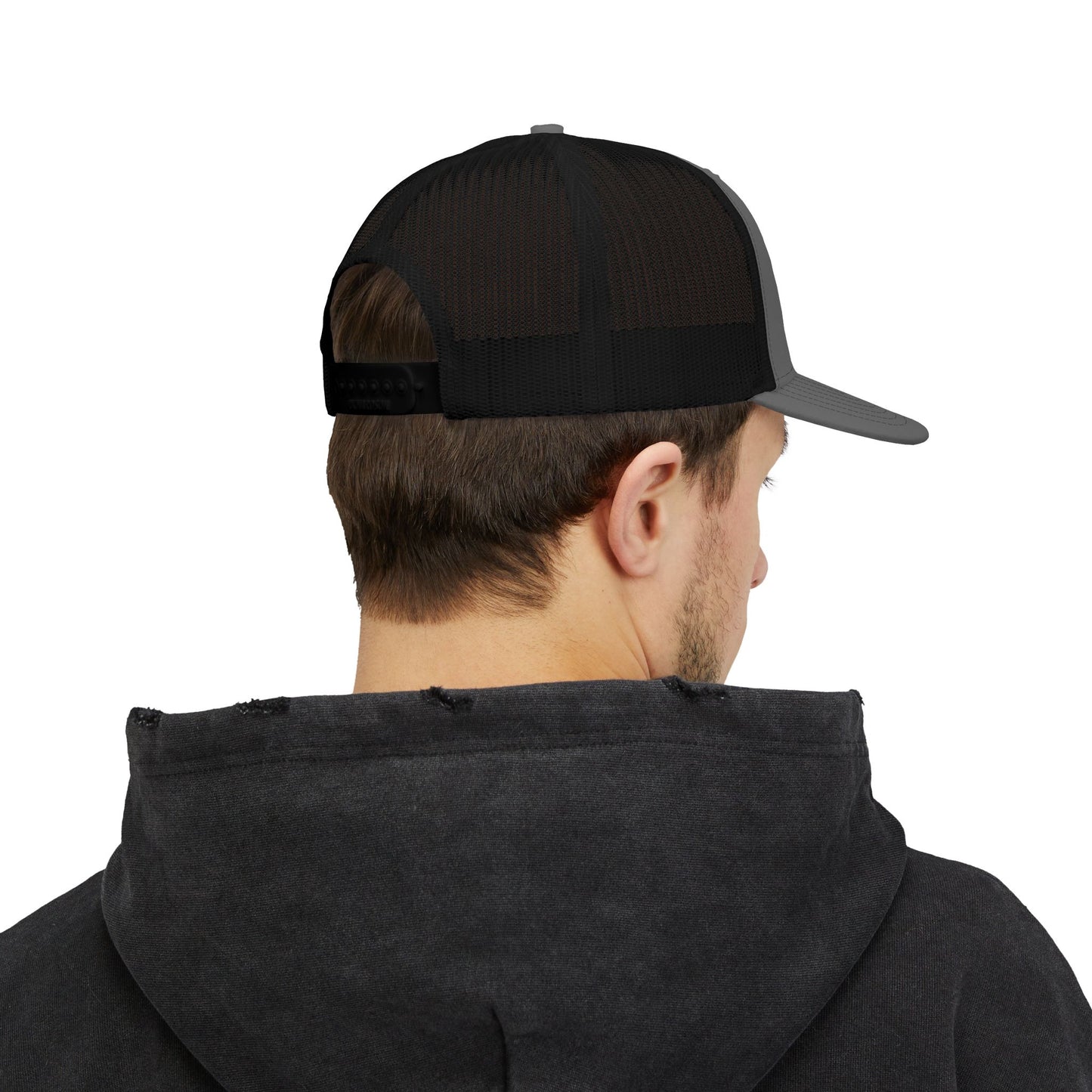 STUDIO "BUBBLE" TRUCKER HAT - CHARCOAL/BLACK