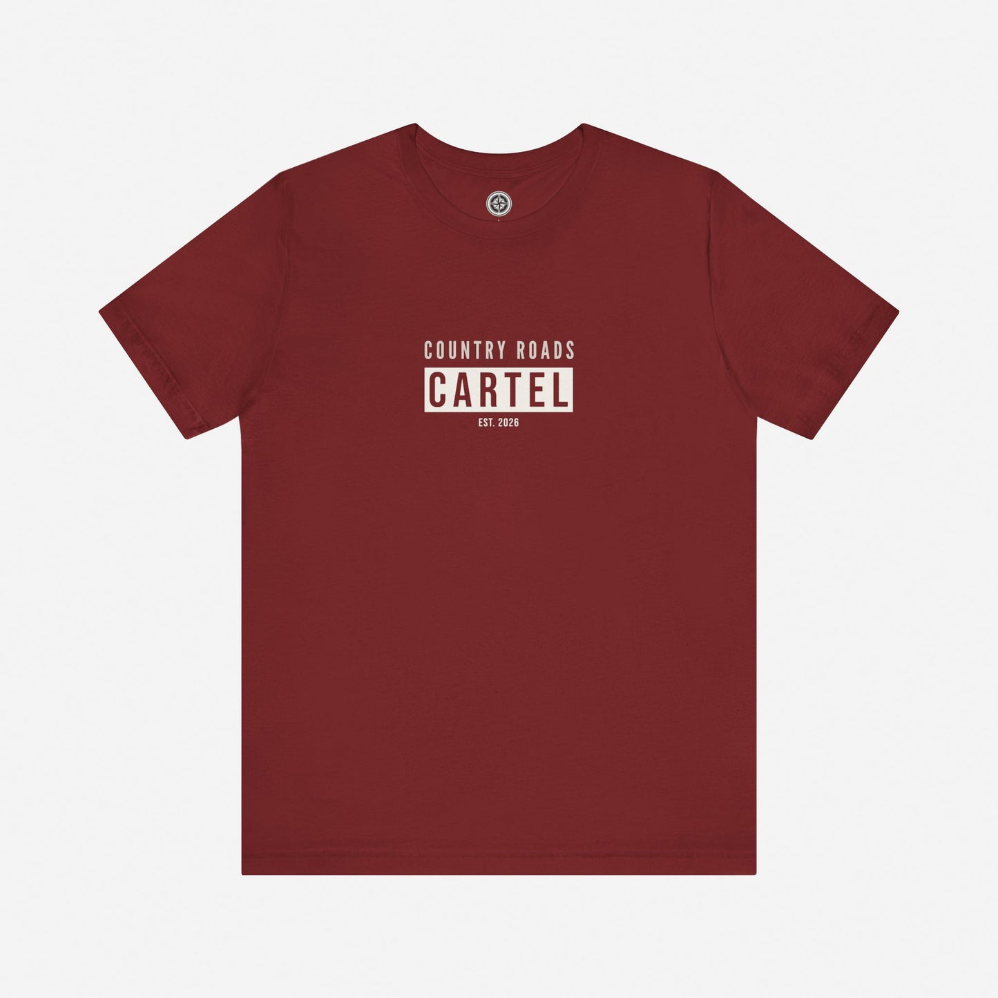 STUDIO "HERITAGE BLOCK" TEE - CARDINAL