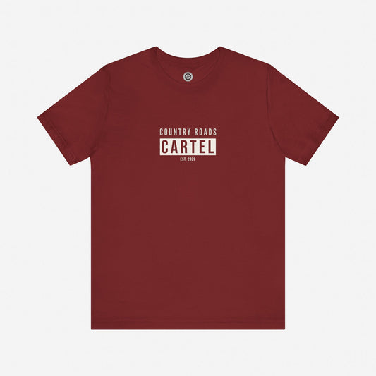 STUDIO "HERITAGE BLOCK" TEE - CARDINAL